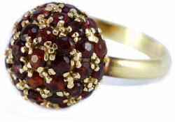 Ékszershop Sárga arany gránát köves gyűrű (1272556)
