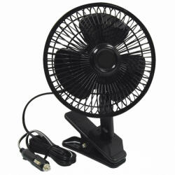  Ventillátor 12V csiptetős (17cm)