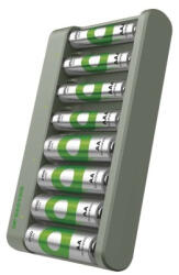 EMOS GP Akkumulátor töltő Eco E821 + 4× AA 2100 + 4× AAA 850 (B50829)