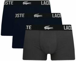 Lacoste Boxer alsó Lacoste Cotton Strech Trunk 3P - grey/navy