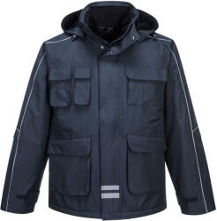 Portwest Ripstop sokzsebes munkakabát - Tengerészkék - M (S563NARM)