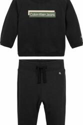 Calvin Klein Jeans baba pamut tréningruha fekete - fekete 80