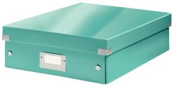 LEITZ Cutie organizare medie, 280x100x370 mm, carton, turcoaz, LEITZ WOW Click&Store (LZ60580051)
