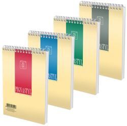 PIGNA Blocnotes cu spira A6, 60 file, matematica, PIGNA Style (BN-A660MPS)