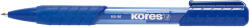 Kores Pix cu mecanism, varf 0.7 mm, cu grip, albastru, KORES K6 (KO37611)
