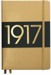 Leuchtturum1917 Caiet cu elastic A5, velin, 125 file, LEUCHTTURM1917 Metallic - Auriu (LT355518)