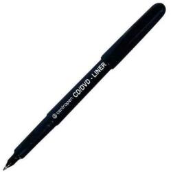 Centropen Marker pentru CD/DVD, varf 0.6 mm, negru, CENTROPEN 4616 F (CE461601)