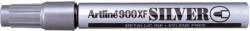 ARTLINE Marker cu vopsea, varf rotund 1.2 mm, corp metalic, argintiu, ARTLINE 990XF (EK-990XF-SV)