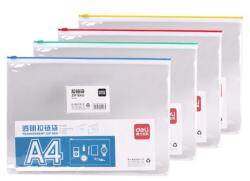 Deli Mapa plastic A4 cu fermoar, DELI MESH (DLE5526)