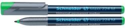 Schneider Marker permanent OHP, varf rotund 1.0mm, verde, SCHNEIDER Maxx 224 M (S-1204)