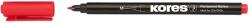 Kores Marker CD, varf 1.0 mm, rosu, KORES (KO22107)
