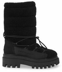 Calvin Klein Jeans Cizme de zăpadă Flatform Snow Boot Sherpa Wn YW0YW01195 Negru