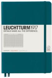 Leuchtturum1917 Caiet cu elastic A5, 125 file, matematica LEUCHTTURM1917 - Verde pacific (LT359693)