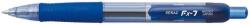 PENAC Pix cu gel, varf 0.7 mm, cu mecanism, albastru, PENAC FX-7 (P-BA2001-03)