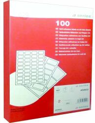 A-Series Etichete autocolante albe, 4/A4, 105x148mm, 100 coli/top, A-SERIES (AY000102)