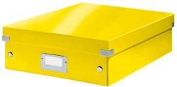 LEITZ Cutie organizare medie, 280x100x370 mm, carton, galben, LEITZ WOW Click&Store (LZ60580016)