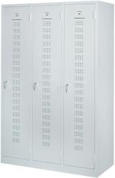 CEHA Vestiar metalic cu 3 usi, 87x50x180 cm, gri, CEHA (CH-310)