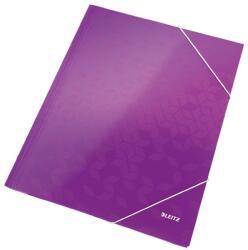 Leitz Mapa de carton, cu elastic, A4, mov, LEITZ WOW (LZ39820062)