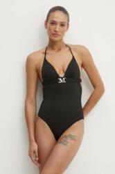 Max Mara Beachwear egyrészes fürdőruha fekete, enyhén merevített kosaras, 2416831069600 - fekete L