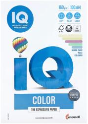 Mondi Carton color A4, 160 g/mp, 100 coli/top, 5 culori pastel, IQ Color MONDI (RX18038)
