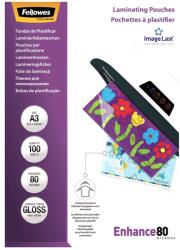 Fellowes Folie laminare A3 80 microni, 100 buc/top, FELLOWES (FW306207)