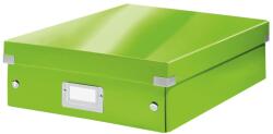 LEITZ Cutie organizare medie, 280x100x370 mm, carton, verde, LEITZ WOW Click&Store (LZ60580054)