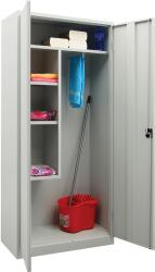 CEHA Europe Dulap metalic pentru ustensile de curatenie, 92x42x195 cm, gri, CEHA (CH-126) Dulap arhivare