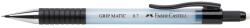 Faber-Castell Creion mecanic, 0.7 mm, cu grip, bleu, FABER-CASTELL Grip 1375 (FC137754) - gooffice