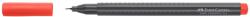 Faber-Castell Liner 0.4 mm, rosu, Grip FABER-CASTELL (FC151621)