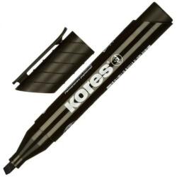 Kores Marker permanent, varf tesit 3-5 mm, negru, KORES (KO20950)