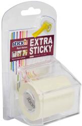 STICK'N Notes autoadeziv in rola cu dispenser, 50mmx10m, galben pastel, STICK'N (HO-21690) - gooffice