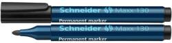 Schneider Marker permanent, varf rotund 3mm, negru, SCHNEIDER Maxx 130 (S-113001)