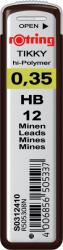rOtring Mine creion 0, 35 mm, HB, 12 buc/set, ROTRING (RO312410)