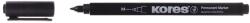 Kores Marker CD, varf 1.0 mm, negru, KORES (KO22100)