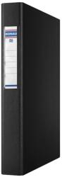 DACO Caiet mecanic A4, 2 inele 25mm, negru, DACO (CT420N)