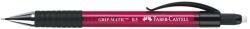 Faber-Castell Creion mecanic, 0.5 mm, cu grip, rosu, FABER-CASTELL Grip 1375 (FC137521)