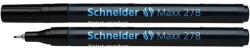 Schneider Marker cu vopsea, varf 0.8 mm, negru, SCHNEIDER Maxx 278 (S-127801)