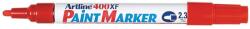 ARTLINE Marker cu vopsea, varf rotund 2-3 mm, rosu, ARTLINE 400XF (EK-400XF-RE)