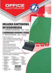 Office Products Coperta carton imitatie piele A4, 250 g/mp, 100 buc/set OFFICE PRODUCTS - verde (OF-20232525-02)