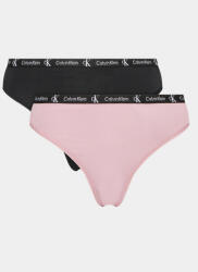 Calvin Klein Underwear Set 2 perechi de chiloți tanga 000QD5035E Colorat