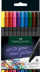 Faber-Castell Liner 0.4 mm FABER-CASTELL GRIP, 10 buc/set (FC151610) - gooffice