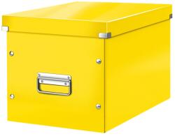 LEITZ Cutie depozitare mare, 320x310x360 mm, carton, galben, LEITZ WOW Click&Store Cub (LZ61080016)