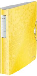 Leitz Caiet mecanic A4, 4 inele 30 mm, galben, Active SoftClick LEITZ WOW (LZ42400016)