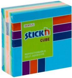 STICK'N Cub notite autoadeziv 51x51 mm, 250 file, albastru, STICK'N (HO-21535)