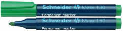 Schneider Marker permanent, varf rotund 3mm, SCHNEIDER Maxx 130 - Verde (S-113004) - gooffice