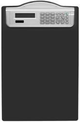 ALCO Clipboard simplu A4, cu calculator, negru, ALCO (AL-5518-11)