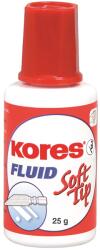 Kores Fluid corector, pe baza de solvent, cu burete, 25 ml, KORES Soft Tip (KO66461)