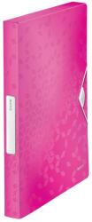 Leitz Mapa de plastic, cu burduf 30mm, roz, LEITZ WOW Jumbo (LZ46290023)