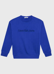 Calvin Klein Bluză Embroidery Logo IB0IB01562 Bleumarin Regular Fit