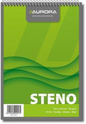 AURORA Blocnotes cu spirala A5, 72 file, dictando, AURORA Office (2072G)